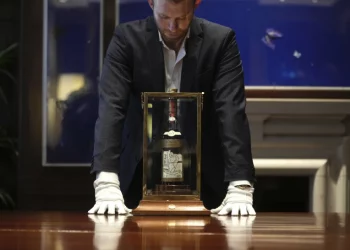 Cheers! A bottle of Scotch whisky sells for a record $2.7 million at auction