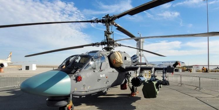 Russian KA-52 helicopter - Dubai Air Show