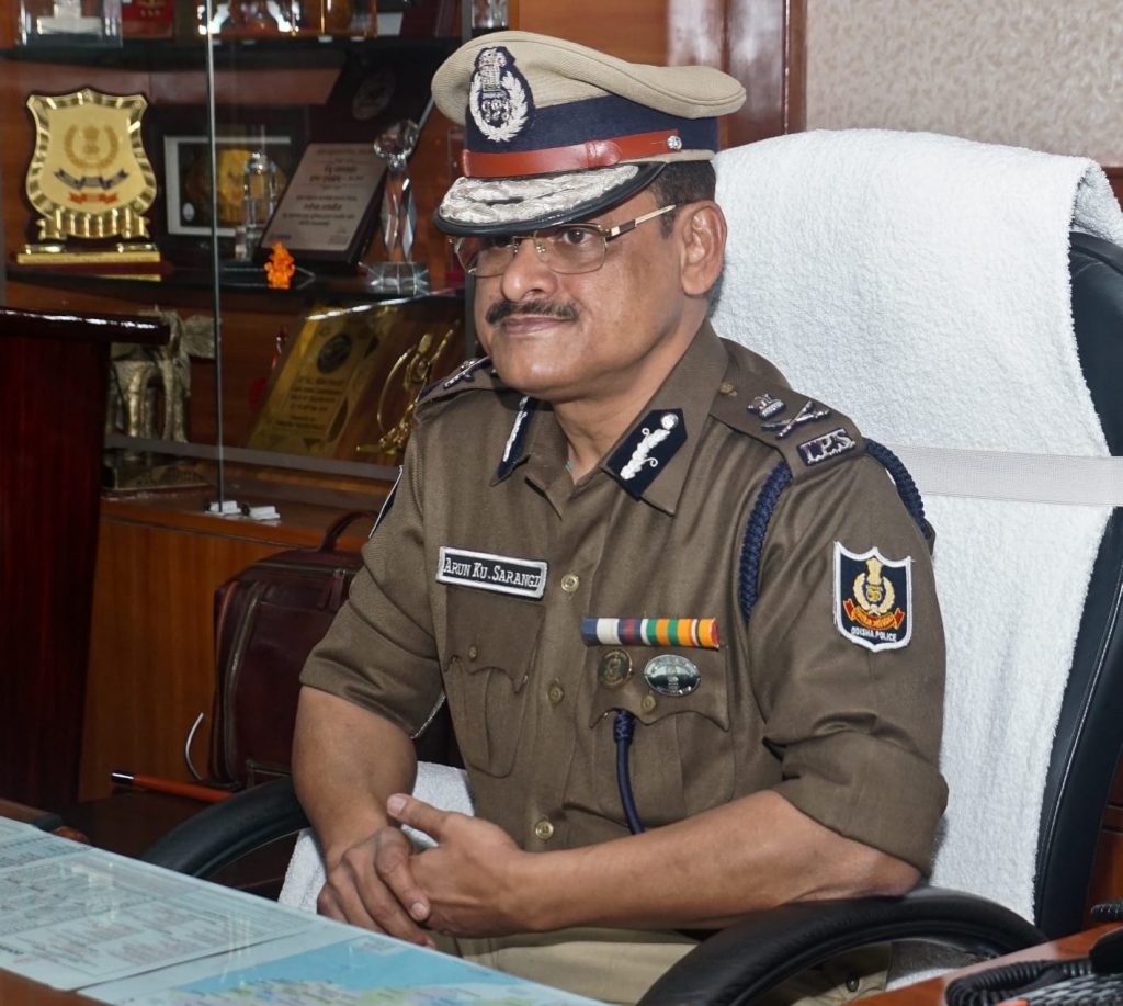 Arun Sarangi, Odisha, Police DG