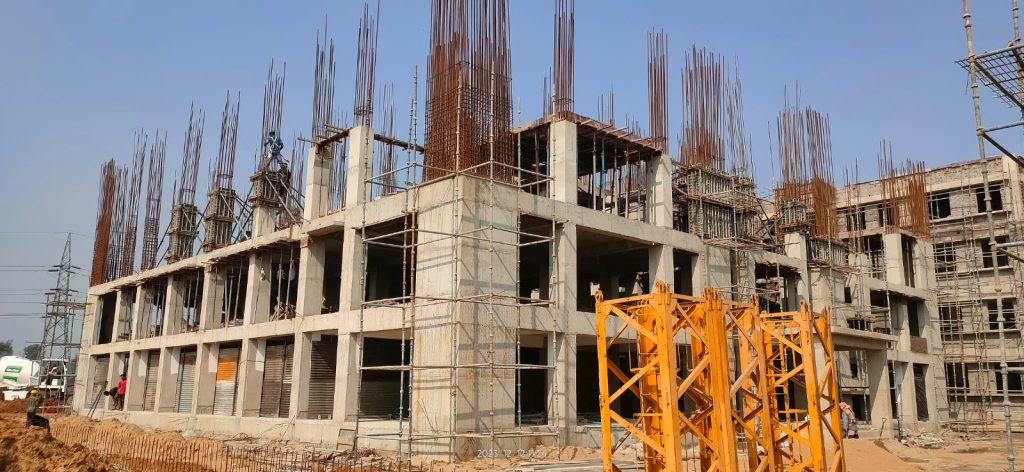 Rourkela labour hostel construction in full swing