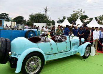 Vintage car exhibition in Bhubaneswar