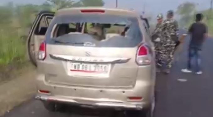 ED officials vehicle vandalised in West Bengal