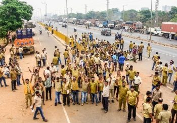 Odisha Drivers' Mahasangha joins 'Quit steering wheel' movement against new hit-and-run law