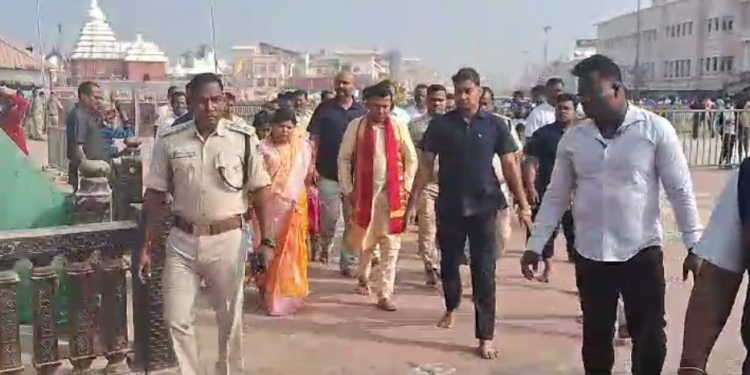 Goa CM at Puri Jagannath temple