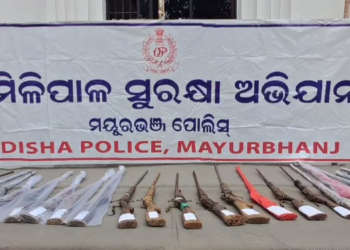 Odisha: 23 illegal arms seized from Similipal Tiger Reserve, eight held