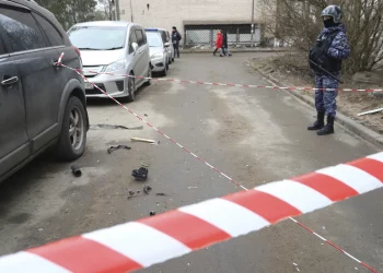 Drone attack damages apartment building in St Petersburg, Russia state media says