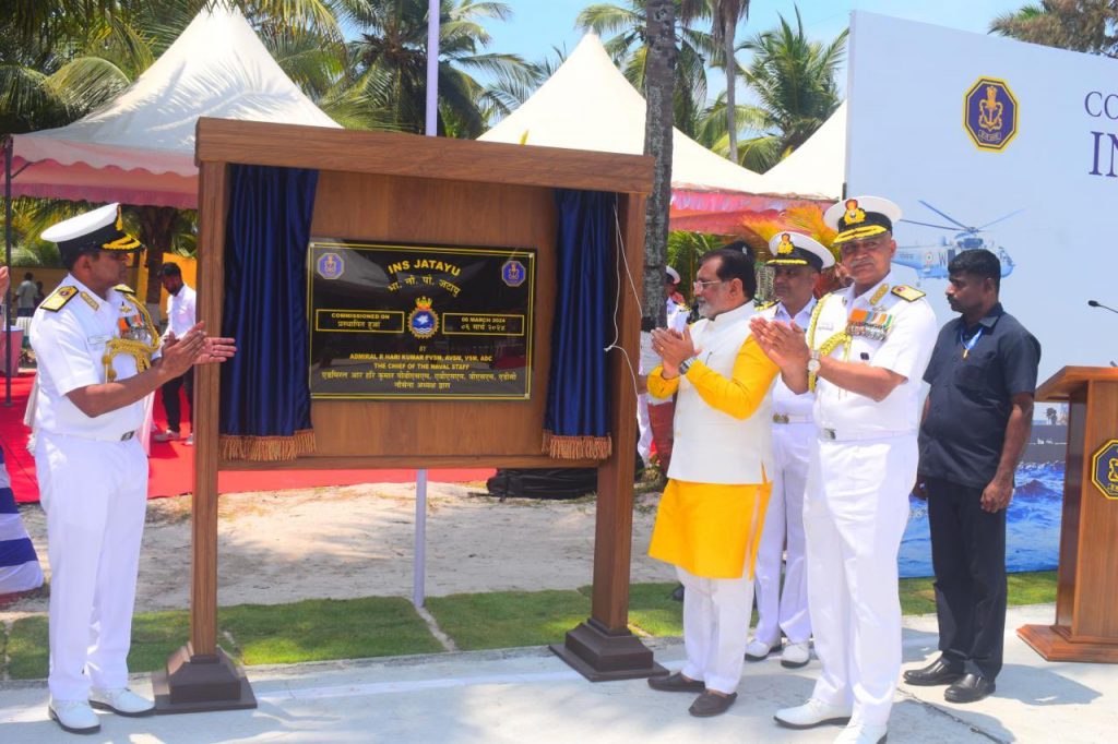 Indian Navy commissions strategically important base INS Jatayu in Lakshadweep Islands