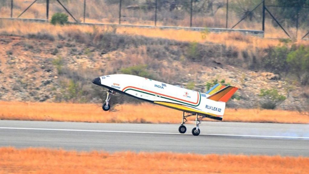 ISRO landing vehicle experiment