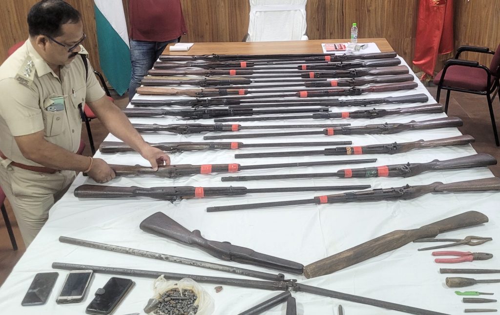 Illegal gun factory busted in Odisha’s Sambalpur, three held