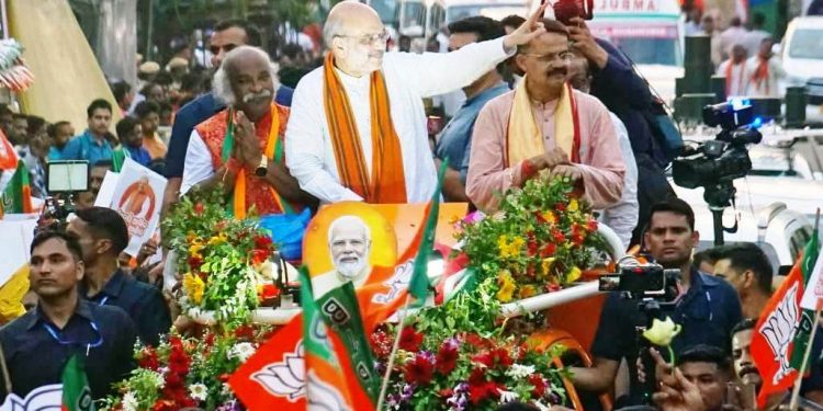 Amit Shah, roadshow, Cuttack