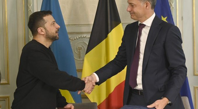 Belgium commits $1 billion to Ukraine as Zelenskyy continues his European tour