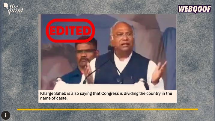 Does This Clip Show Kharge Pushing for ‘Wealth Redistribution’ System_No!