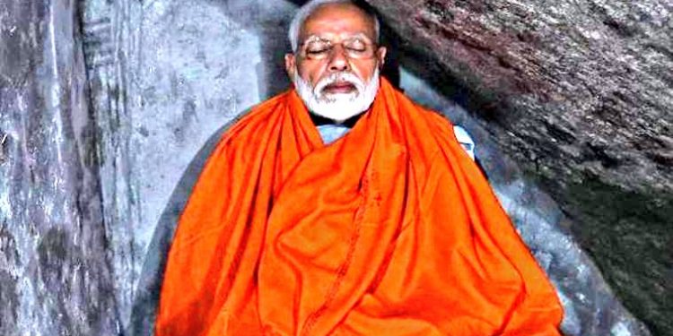 PM Modi reaches Kanyakumari for 3-day meditation at Vivekananda Rock Memorial