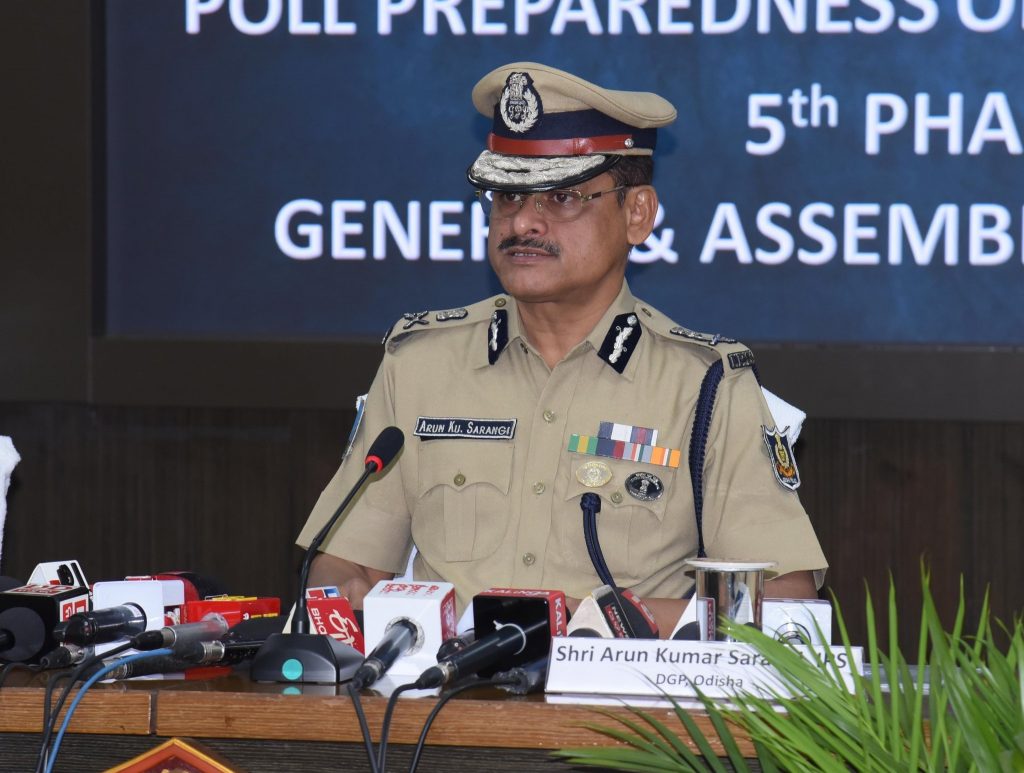 Odisha DGP Arun Kumar Sarangi