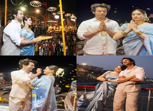 Rajkummar, Janhvi perform Ganga aarti in Varanasi ahead of ‘Mr & Mrs Mahi’ release