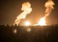 Palestinian officials say Israeli airstrikes have killed 16 people in the Gaza Strip, including five women and four children.