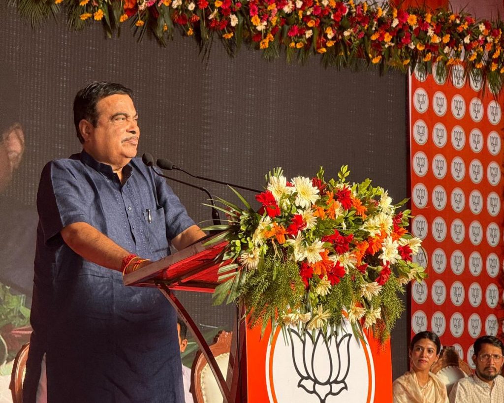 Gadkari seeks votes for BJP candidates in Odisha, announces Rs 200-cr airport at Paradip