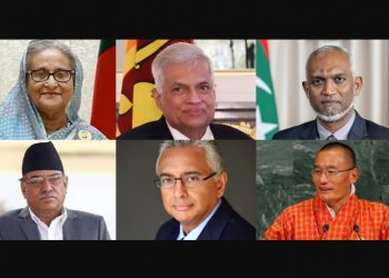 7 leaders from India's neighbourhood, Indian Ocean region attend Modi's oath ceremony