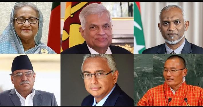 7 leaders from India's neighbourhood, Indian Ocean region attend Modi's oath ceremony