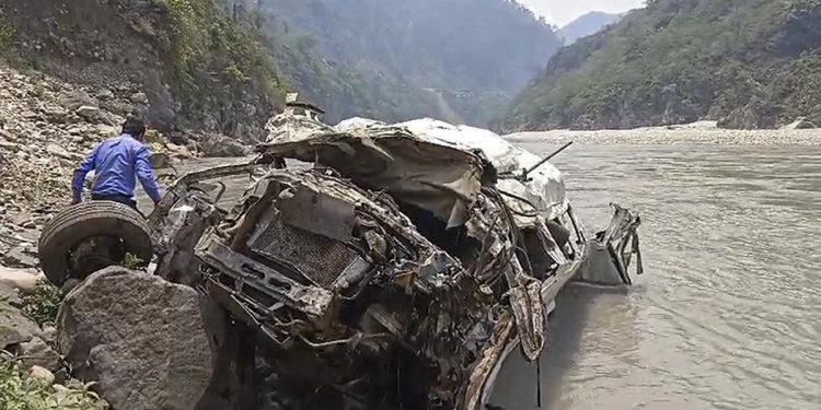 At least 10 killed, 13 injured as tempo traveller skids off road, falls into Alaknanda river in Uttarakhand