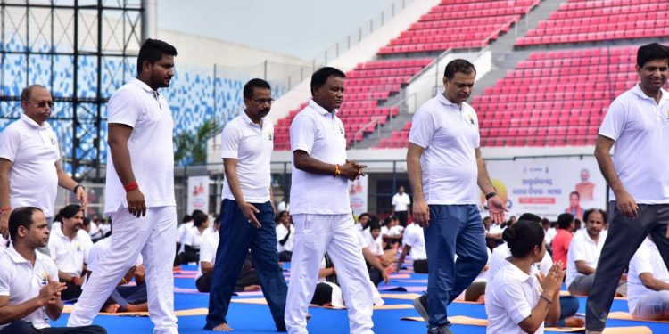 International Yoga Day in Odisha