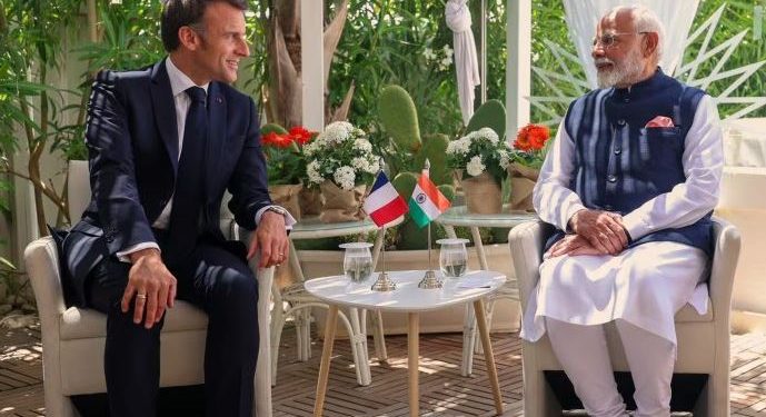 PM Modi meets French President Emmanuel Macron on sidelines of G7 Summit in Italy