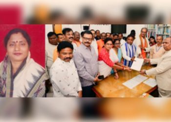 Senior BJP leader Surama Padhy files nomination for Odisha Assembly Speaker