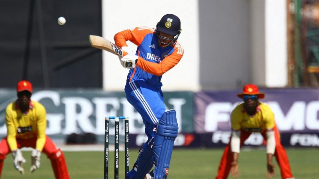 Abhishek's maiden ton, Ruturaj's 77 takes India to 234/2