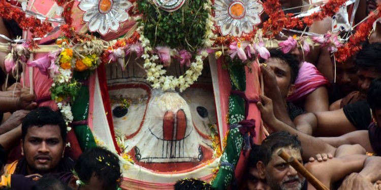 Pahandi of Lord Balabhadra in Puri