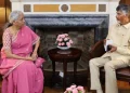 Naidu meets FM Sitharaman, seeks financial aid for debt-ridden Andhra Pradesh