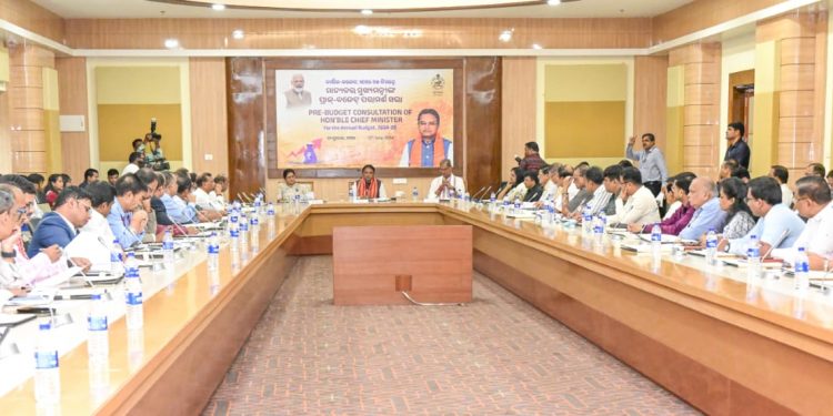 Odisha pre-budget meet