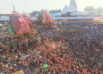 Puri Rath Yatra chariot pulling begins