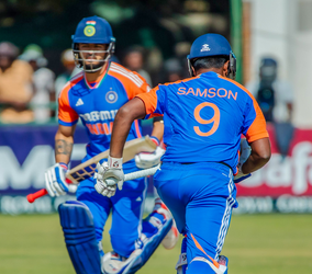 5th T20I: Sanju Samson’s 58 & Shivam Dube’s cameo powers India to 167/6 against Zimbabwe