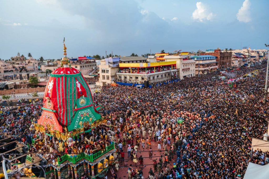 Two dead, over 130 injured during Rath Yatra in Odisha