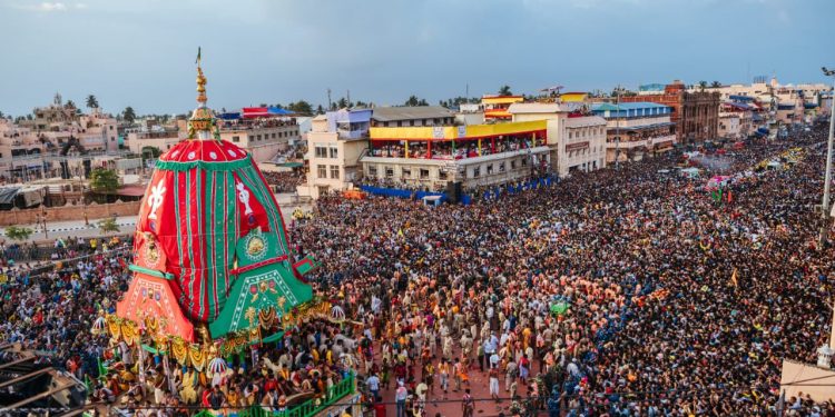 Two dead, over 130 injured during Rath Yatra in Odisha