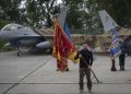 Ukraine's Zelenskyy displays newly arrived F-16 fighter jets to combat Russia in the air