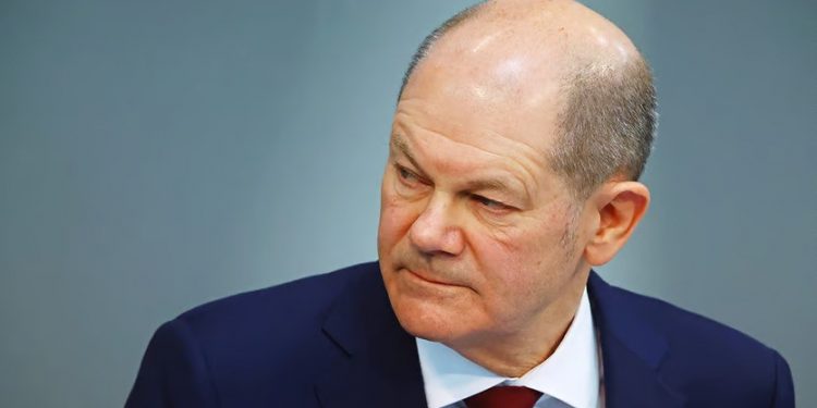 German Chancellor Olaf Scholz