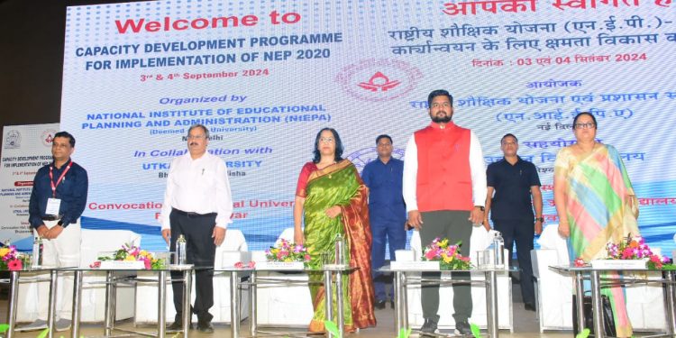 Capacity development program for implementation of NEP-2020 held at Utkal University