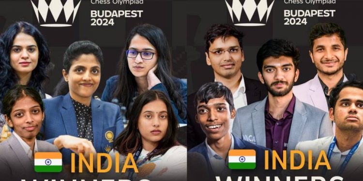 Chess Olympiad_Indian men and women win maiden gold medals