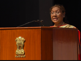 President Murmu unveils new flag, insignia of Supreme Court