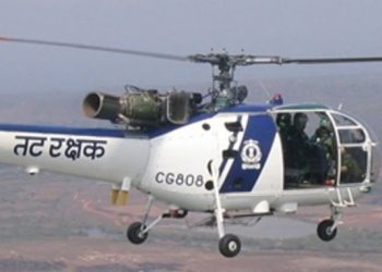 ICG chopper on rescue mission crashes into sea off Gujarat coast; three crew members missing