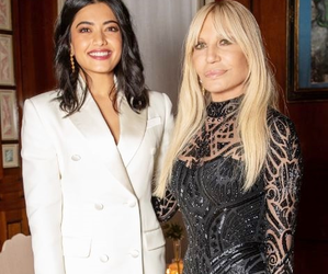 Rashmika Mandanna meets ‘special’ Donatella Versace