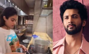 Janhvi Kapoor cooks guilt free pasta for Rohit Saraf