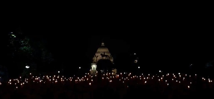 Kolkata turns off lights to protest against RG Kar incident