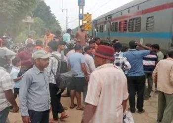 Elderly Woman Dies, Youth Critical in Train Accident