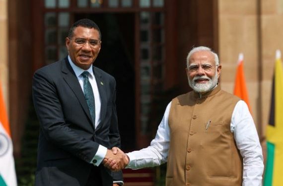 Narendra Modi, Andrew Holness