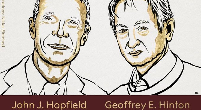 Nobel Prize in physics awarded to two scientists for discoveries that enable machine learning