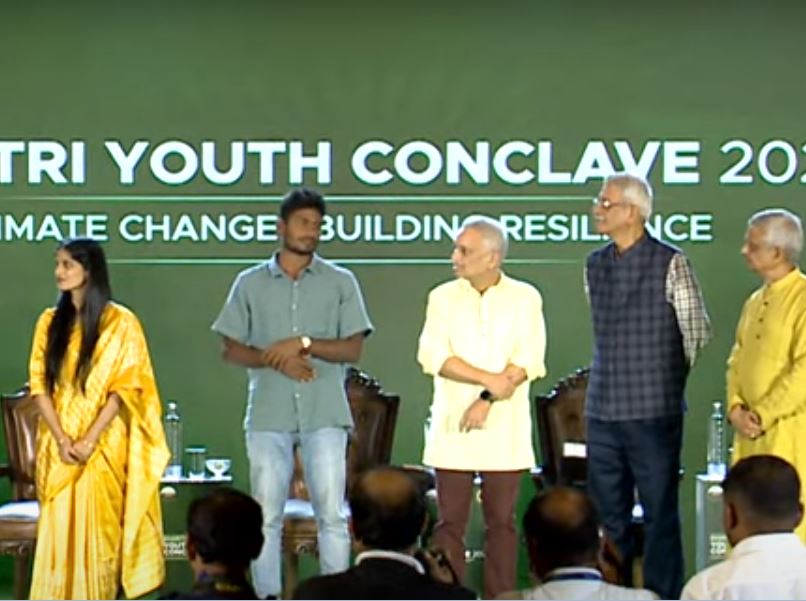 Dharitri Youth Conclave 2024 jury felicitated on stage