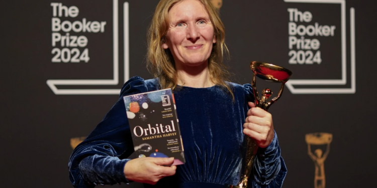 British author Samantha Harvey wins Booker Prize for space tale 'Orbital'