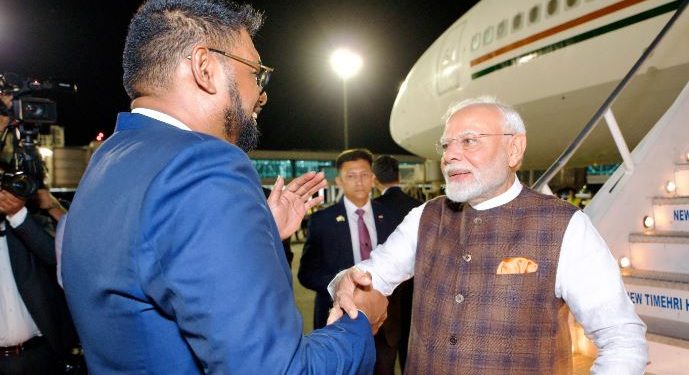 India, Guyana, Narendra Modi, Mohamed Irfaan Ali